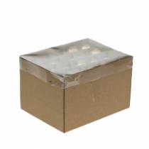 gjenstander Vaktelegg som pynt tomt gull 3cm 50 stk