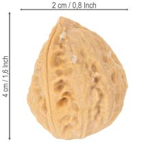 gjenstander Valnøtter til pynt, naturprodukt, 3-4 cm, 300 g
