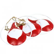 gjenstander Julepryd nisse nisse metall Ø16cm 3stk