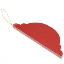 gjenstander Julepynt papir Juletrepynt Bordeaux H20cm