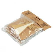 gjenstander Papirengel juleenglepynt papirkrem H12cm 4 stk