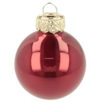 gjenstander Julekule i glass, skinnende, 3 cm, 22 stk.