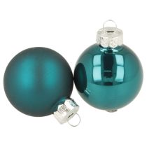 gjenstander Julekuler, matte og blanke, små julepynter, 4 cm, 24 stk.
