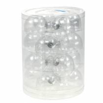 gjenstander Julekuler i glass Ø7,5 cm klare 12 stk