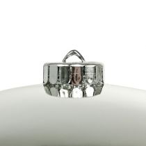 gjenstander Julekule plast stor sølv Ø25cm