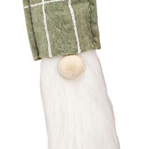 gjenstander Julenissen på pinne julegnom grønn 57 cm 4 stk