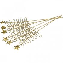 gjenstander Juleplugg gran blomsterplugg metall 30cm 6 stk