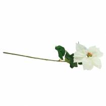 gjenstander Julestjerne kunstblomst hvit 67cm