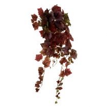 Vine blader henger grønn, mørk rød 100cm