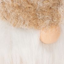 gjenstander Dekorativ gnomfigur med skjegg til oppheng, 17 cm, 6 deler