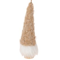 gjenstander Dekorativ gnomfigur med skjegg til oppheng, 17 cm, 6 deler