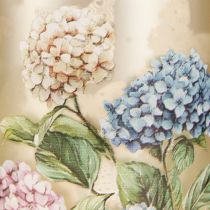 gjenstander Dekorativ glasslykt med blomsterdesign for stilige interiørdetaljer, 8 cm, 4 stk.