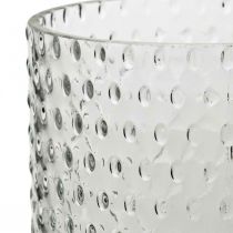 gjenstander Blomstervase, glassvase, lysglass, glasslykt Ø11,5cm H23,5cm