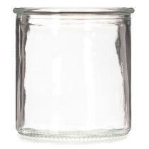 gjenstander Rund glasslyktholder, klart glass, 8 cm, 3 stk.
