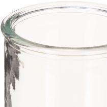 gjenstander Rund glasslyktholder, klart glass, 8 cm, 3 stk.