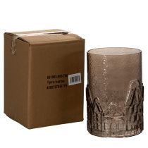 gjenstander Telysholderhus i glass til borddekorasjon, 23 cm