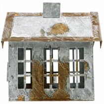 gjenstander Lichthaus telysholder Metall telyshus H14,5cm