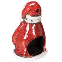 gjenstander Julenissens dekorative figur som telysholder med stjerner, borddekorasjon, 15 cm