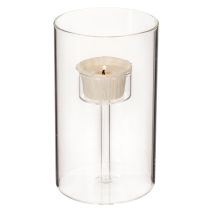 gjenstander Glasslysestake med innsats for kuppellys 15 cm 2 stk