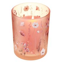 gjenstander Dekorativ glasslykt med blomstermotiv for stilig interiør, 12,5 cm, 2 stk.