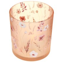 gjenstander Elegant lysestake med et delikat blomsterdesign for harmonisk romdekor, 8 cm, 4 deler