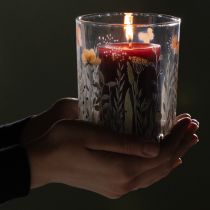 gjenstander Dekorativ glasslykt med sommerfuglengmotiv for stilige interiørdetaljer, 18 cm, 2 stk.