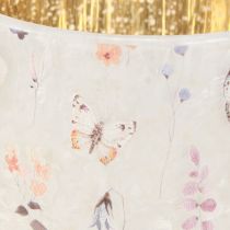 gjenstander Telysholder i glass med sommerfuglmotiv for koselige stunder, 12,5 cm, 2 stk.