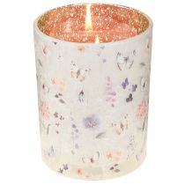 gjenstander Telysholder i glass med sommerfuglmotiv for koselige stunder, 12,5 cm, 2 stk.