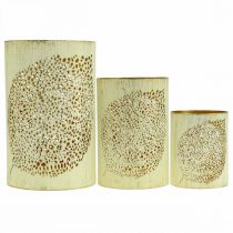 gjenstander Høstlykt metalldekor H20,5/15,5/10,5 cm sett med 3