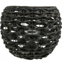 gjenstander Lyktflettet sort, brun sommerdekor Ø31cm H25cm