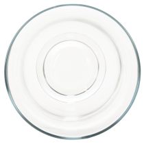 gjenstander Glasslysestake/vase for stemningsfull interiørdesign med klassisk eleganse, 25 cm