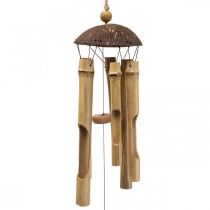 gjenstander Vindklokke bambus dekorasjon for oppheng av balkong Ø10cm H28cm