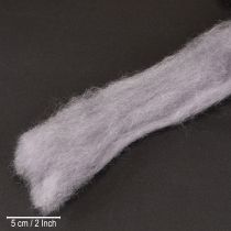 gjenstander Dekorativ ull, lys lilla, 2m tovet ull til håndverk og blomsterdekorasjon