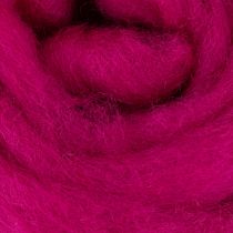 gjenstander Ullveke Myk tovet ull for dekorative design og sesongarrangementer 2m Rosa