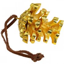 gjenstander Kongle dekorasjonskongler for oppheng av Gull H6cm