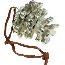 gjenstander Furukongler dekorative kongler for oppheng av sølv H6cm