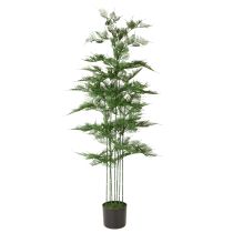 gjenstander Kunstig bambustre, grønt, 132 cm, stueplante
