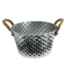 Sink skål rund med tauhåndtak Ø25cm H14cm