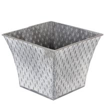 gjenstander Sinkpotte med diamantmønster, H15 cm