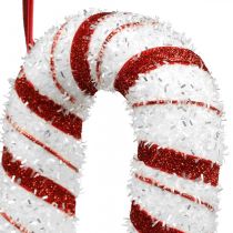 Deco Candy Cane Jul Rød Hvit Stripet H34cm