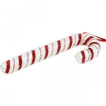 gjenstander Deco Candy Cane Jul Rød Hvit Stripet H34cm