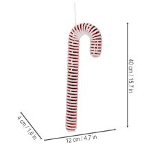 gjenstander Kunstig sukkerstang XL juledekorasjon 40 cm