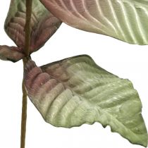 Kunstig plante deco gren grønn rødbrunt skum H68cm