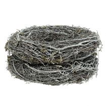 gjenstander Grenkrans Ø25cm Hvitt 2-delers sett Minneskrans Borddekorasjon Dørkrans Adventskrans