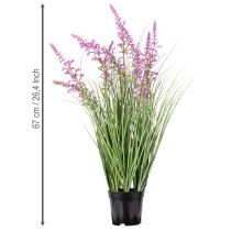 gjenstander Dekorativt grøntområde med delikate blomster for stilig romdesign 67 cm