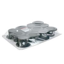 gjenstander Dekorativ sylinder svart, nyttårsaften, lue som plantekasse H5,5cm 12 stk.