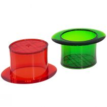 gjenstander Plantekar dekorativ sylinder fargerik borddekor 12×10×6,5cm 9stk