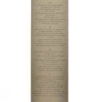 gjenstander Infinity Rose med blader bevart Amorosa Red L54cm