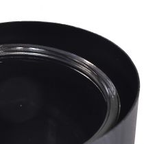 gjenstander Antik grå metallholder med hjerteform og glassbeholder - 30 cm dekorasjon for en romantisk atmosfære 2 stk.