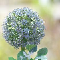 gjenstander Kunstig Allium-blomstrende gren, naturtro utseende, 90 cm